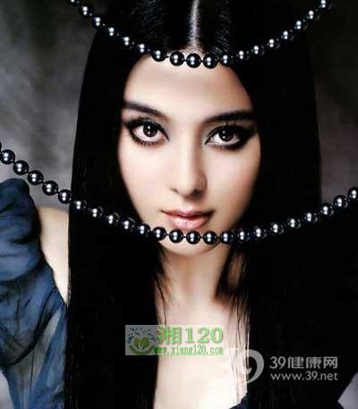 范冰冰 冬日黑发亮丽养成秘诀
