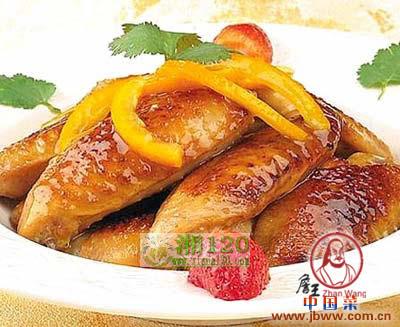 菜谱图片:家常菜:香橙鸡翅