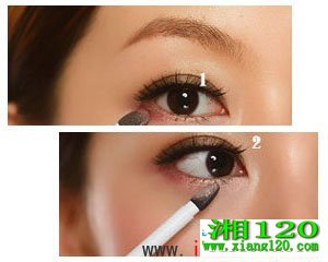一学就会 时髦感下眼睑妆容