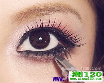 六步画个甜蜜妩媚眼妆