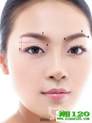 教你3分钟打造细致柳叶眉